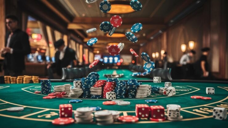 Chat interaction with live dealer during table play on iOS Web
